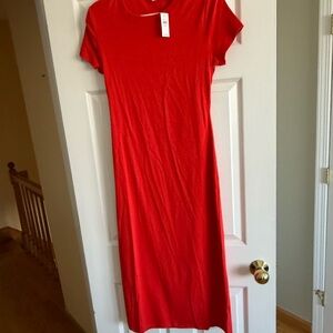 GAP Red Midi Dress
